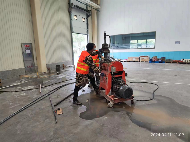 沁源厂房地面下沉塌陷注浆加固施工